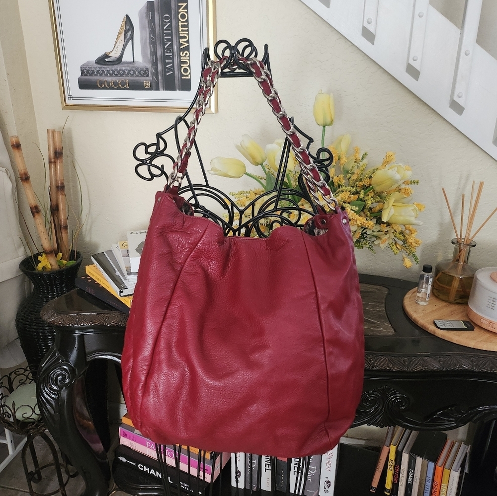 Furla leather shoulder bag